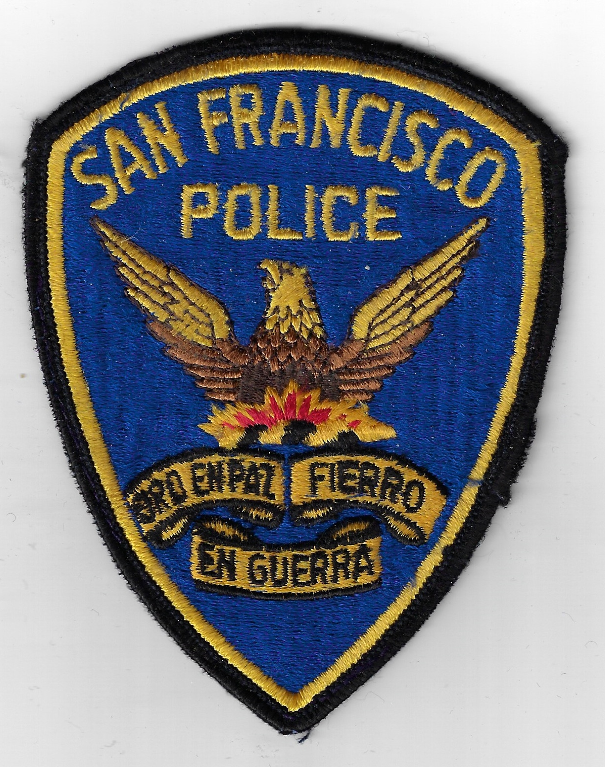 United States San Francisco Police Cloth Patch
