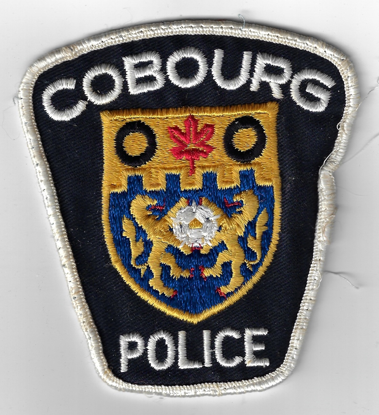 Canadian Cobourg Police Cloth Patch