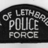 Canadian City of Lethbridge Police Force Cloth Patch