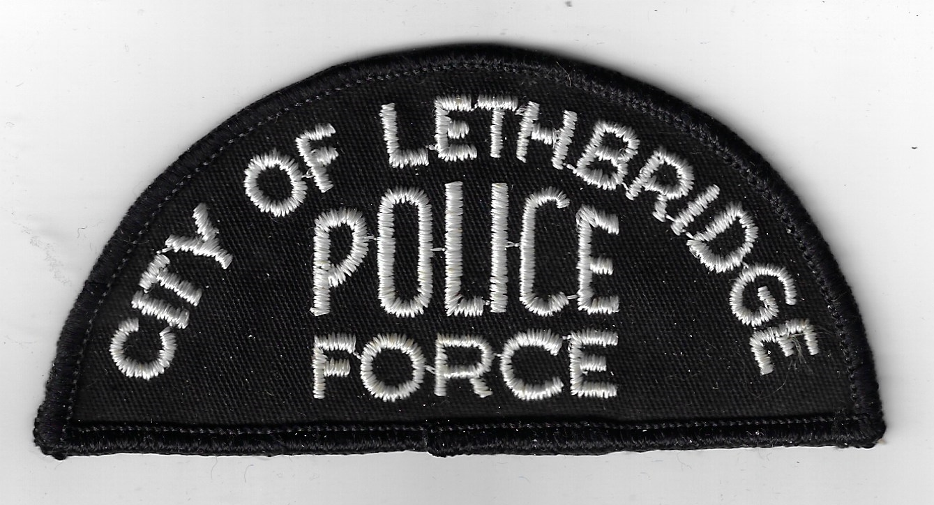Canadian City of Lethbridge Police Force Cloth Patch