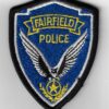 United States Fairfield Police Cloth Patch