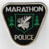 Canadian Marathon Police Cloth Patch