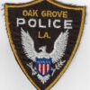 United States Oak Grove Police LA Cloth Patch