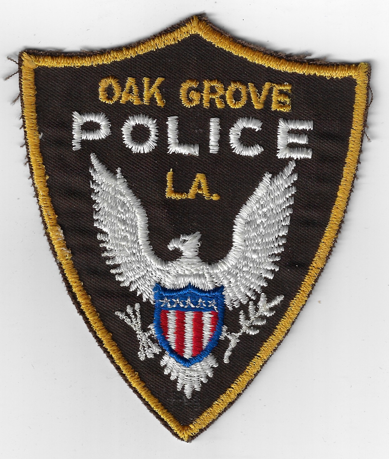 United States Oak Grove Police LA Cloth Patch