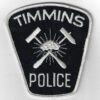 Canadian Timmins Police Cloth Patch