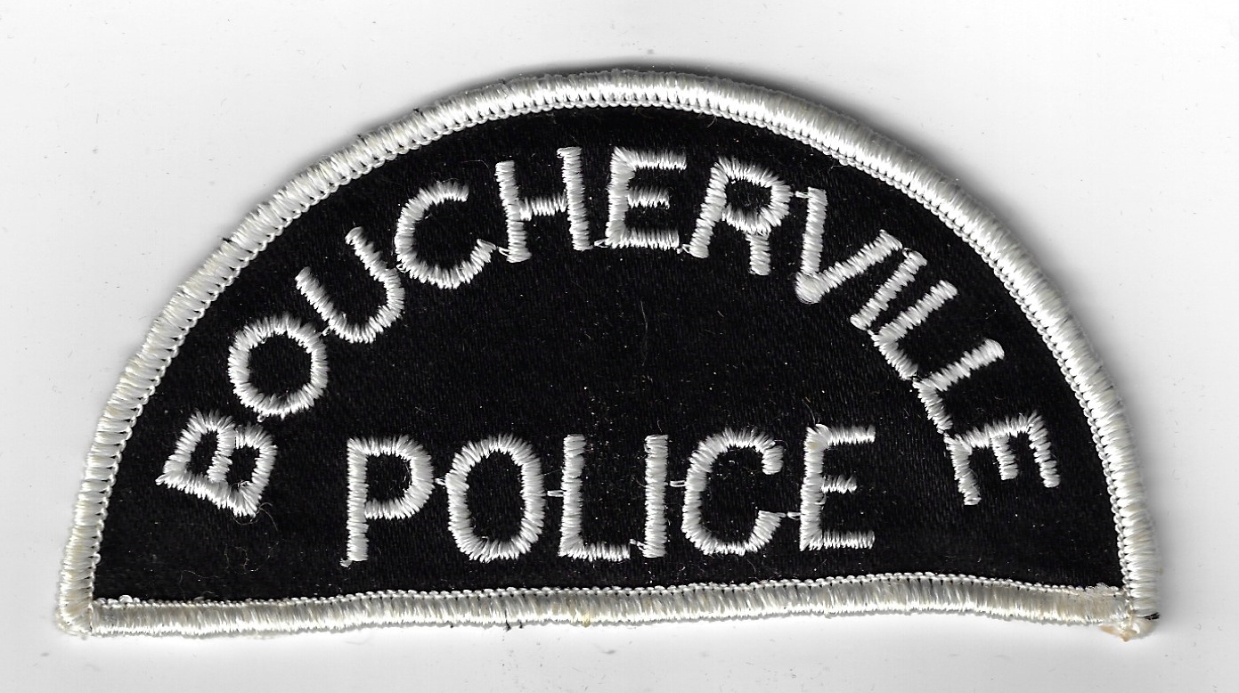 Canadian Boucherville Police Cloth Patch