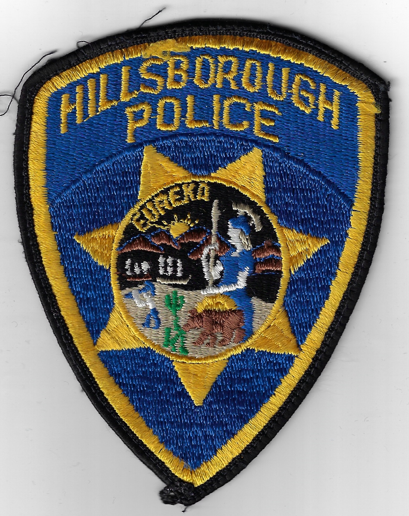 United States Hillsborough Police Cloth Patch