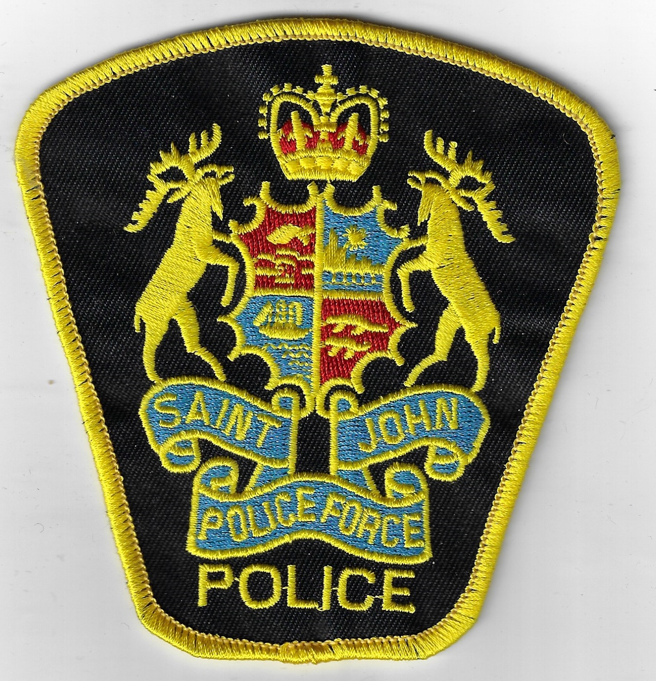 Canadian Saint John Police Force Cloth Patch