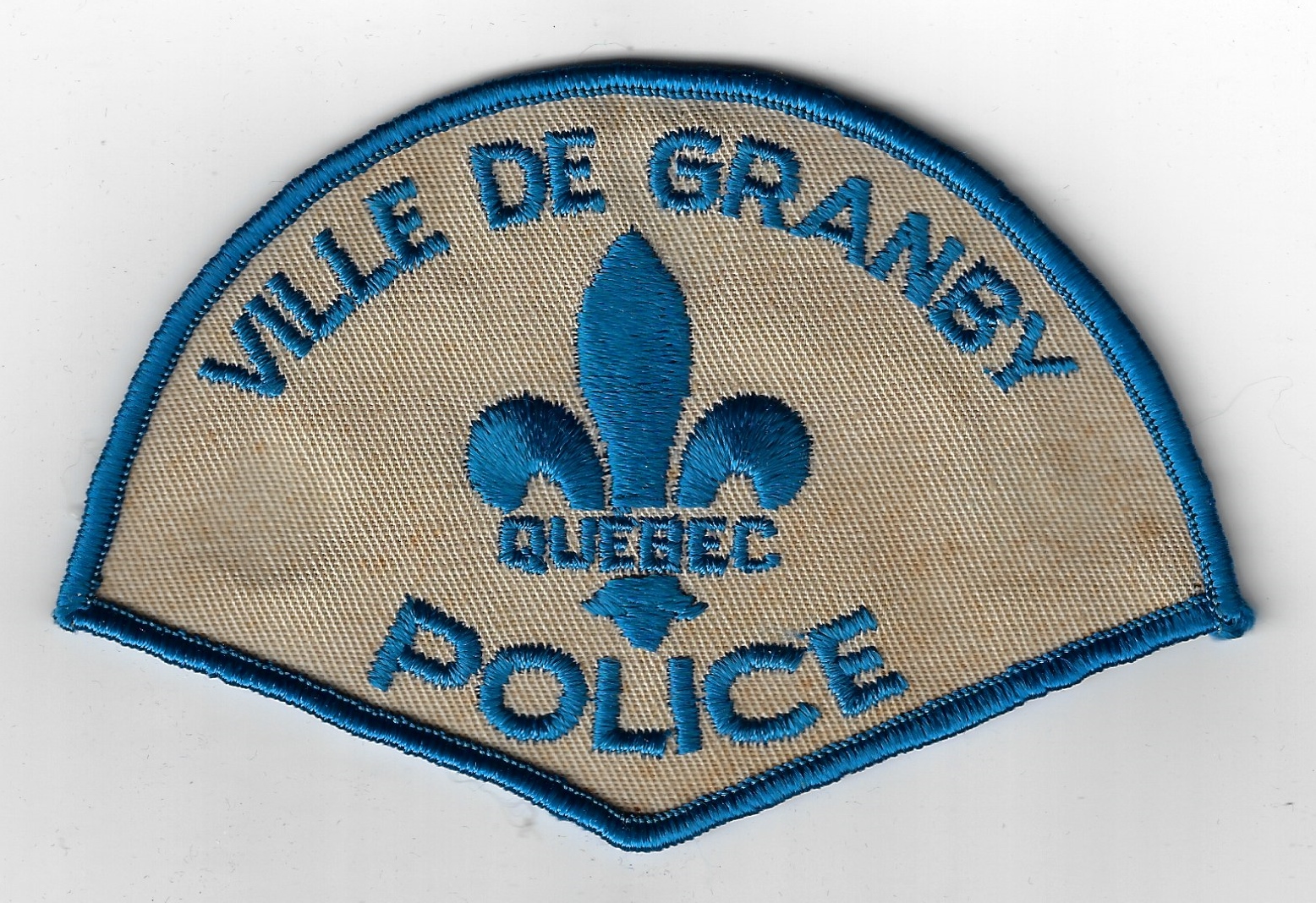 Canadian Ville De Granby Quebec Police Cloth Patch