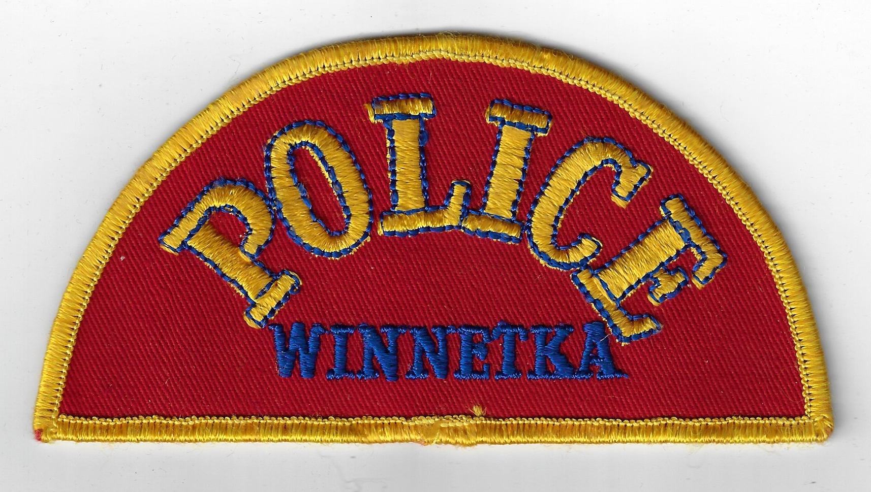 United States Winnetka Police Cloth Patch