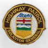 Canadian Alberta Solicitor General Highway Patrol Cloth Patch