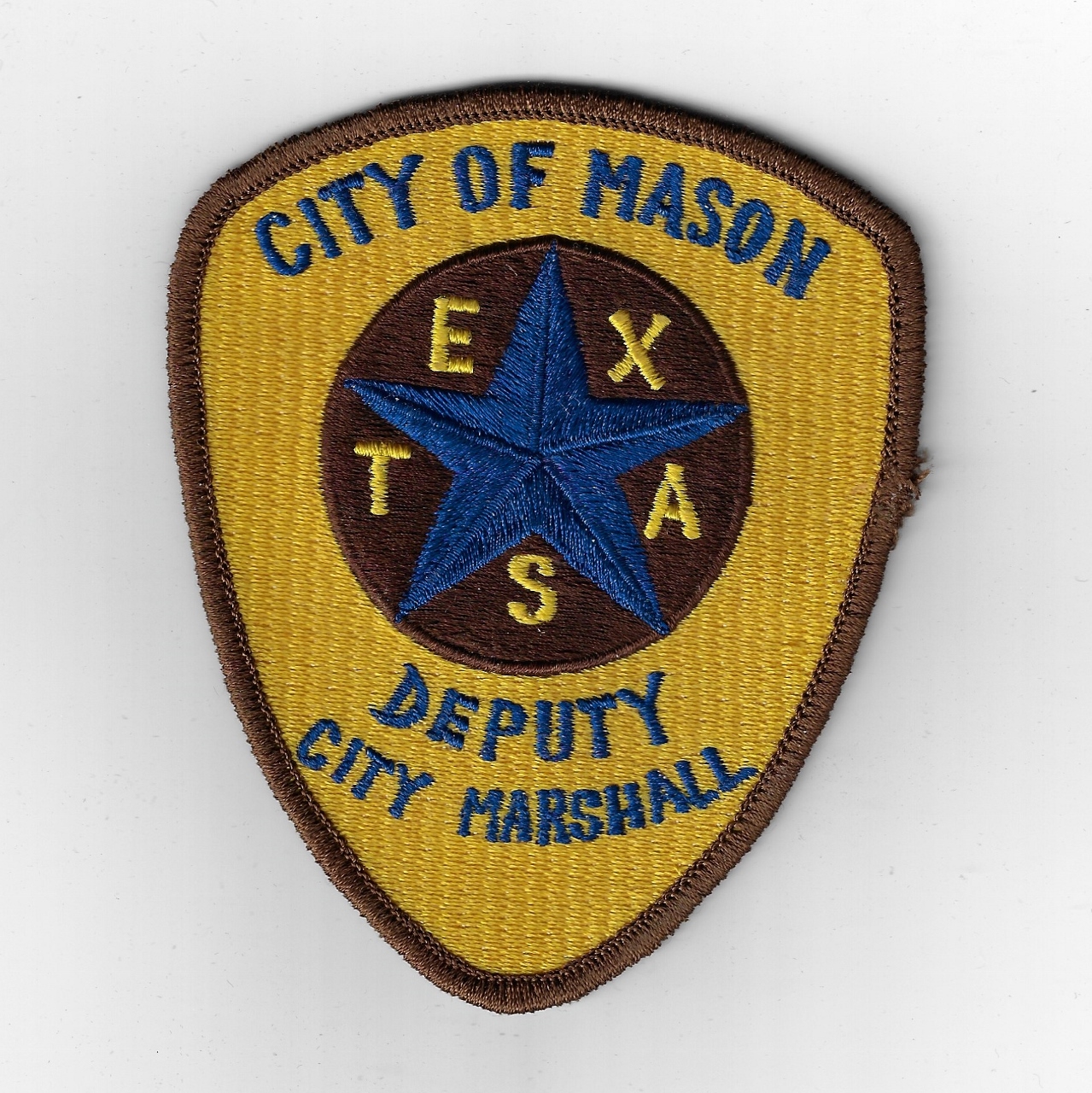 United States City of Mason Texas Deputy City Marshall Cloth Patch