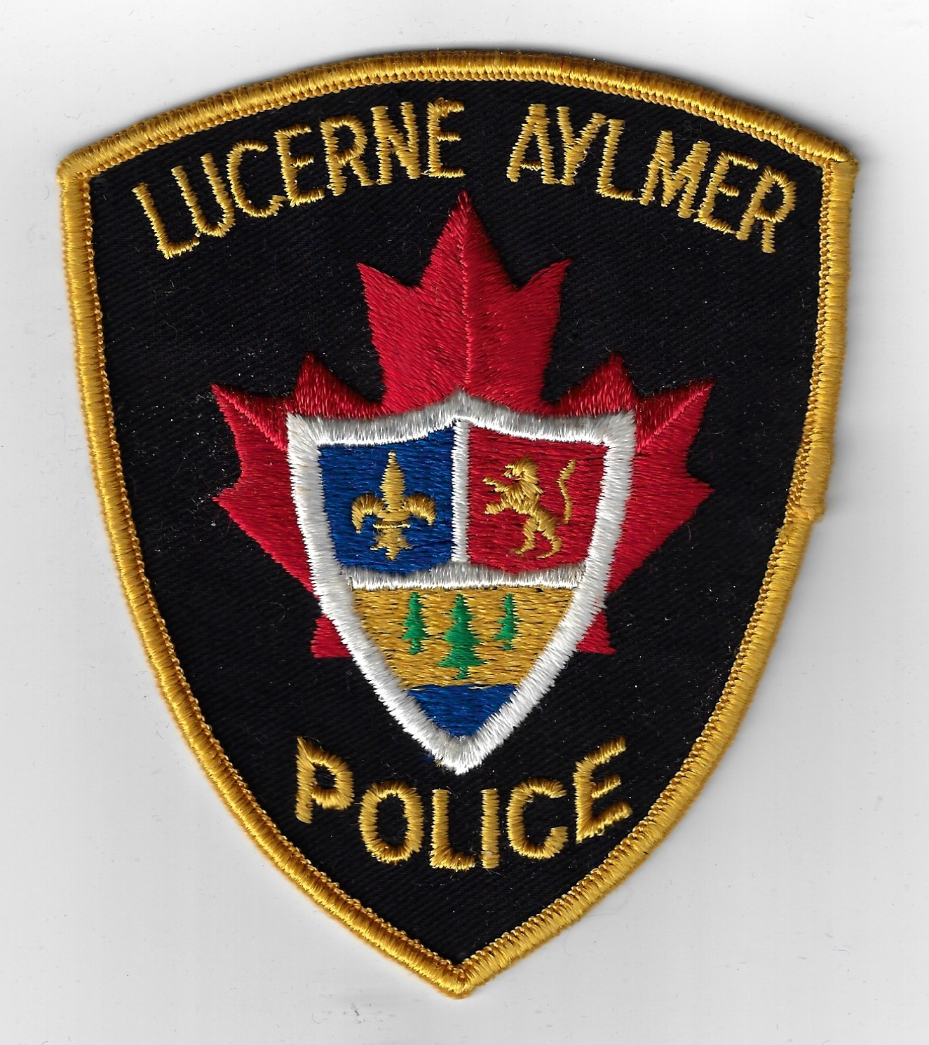 Canadian Lucerne Aylmer Police Cloth Patch