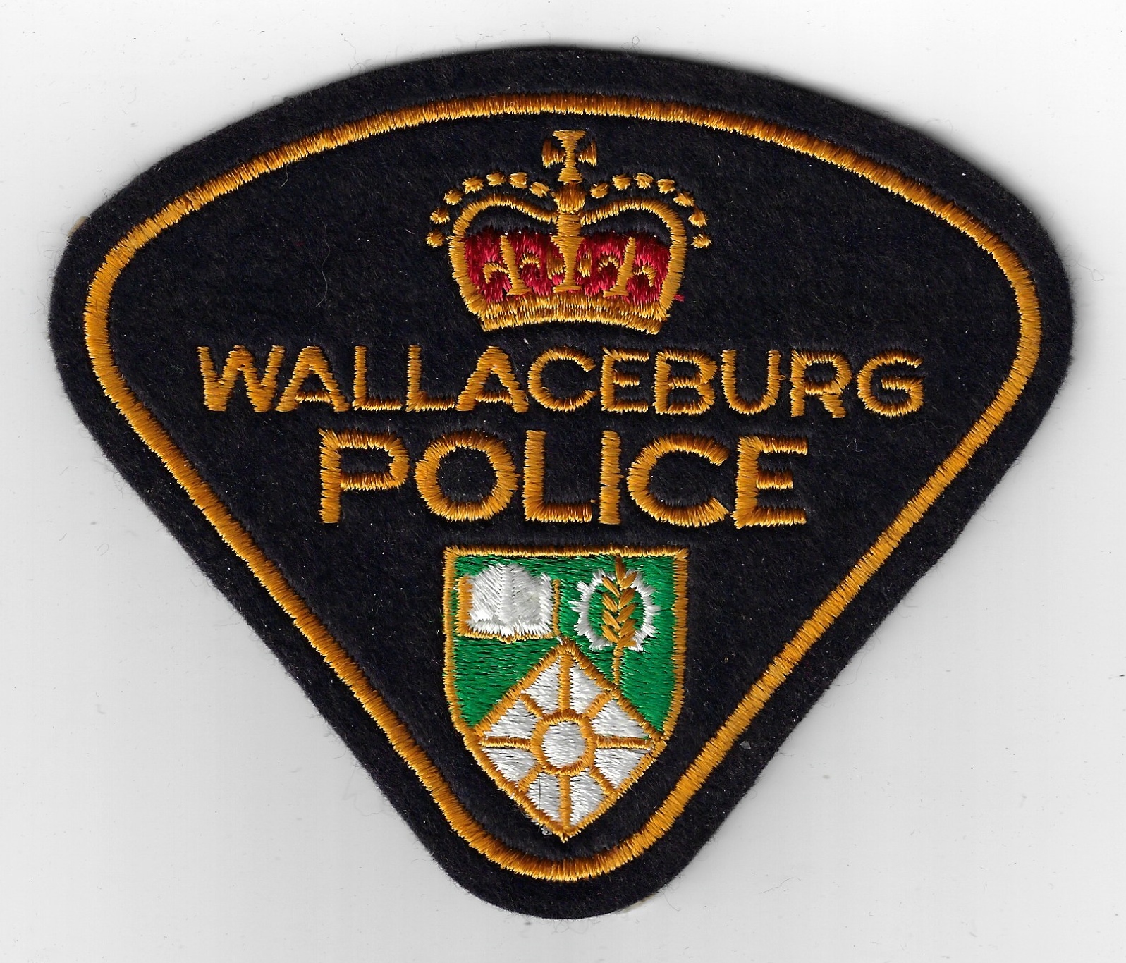 Canadian Wallaceburg Police Cloth Patch
