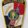 United States Burlington Police State of Washington Cloth Patch