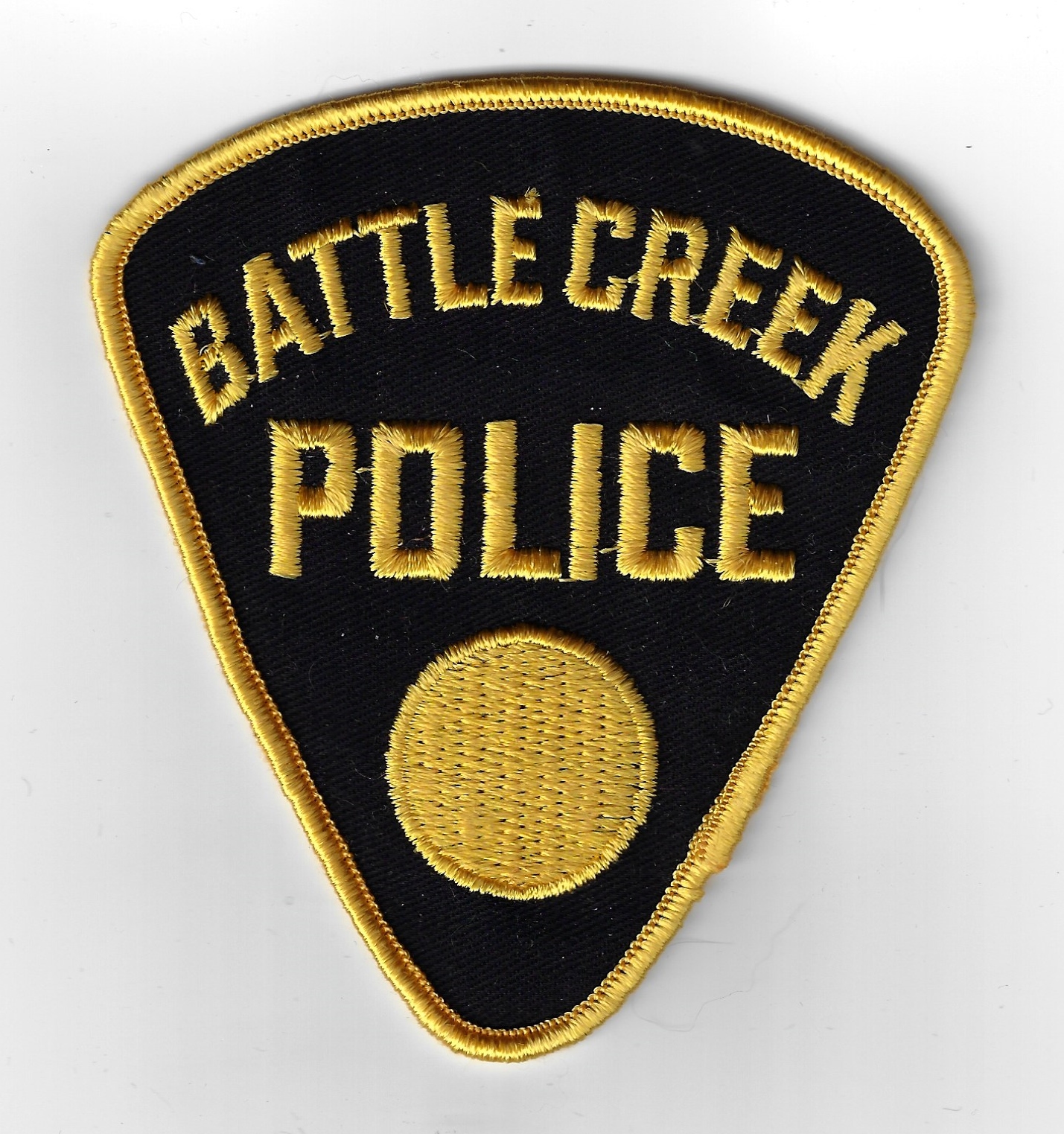 United States Battle Creek Police Cloth Patch