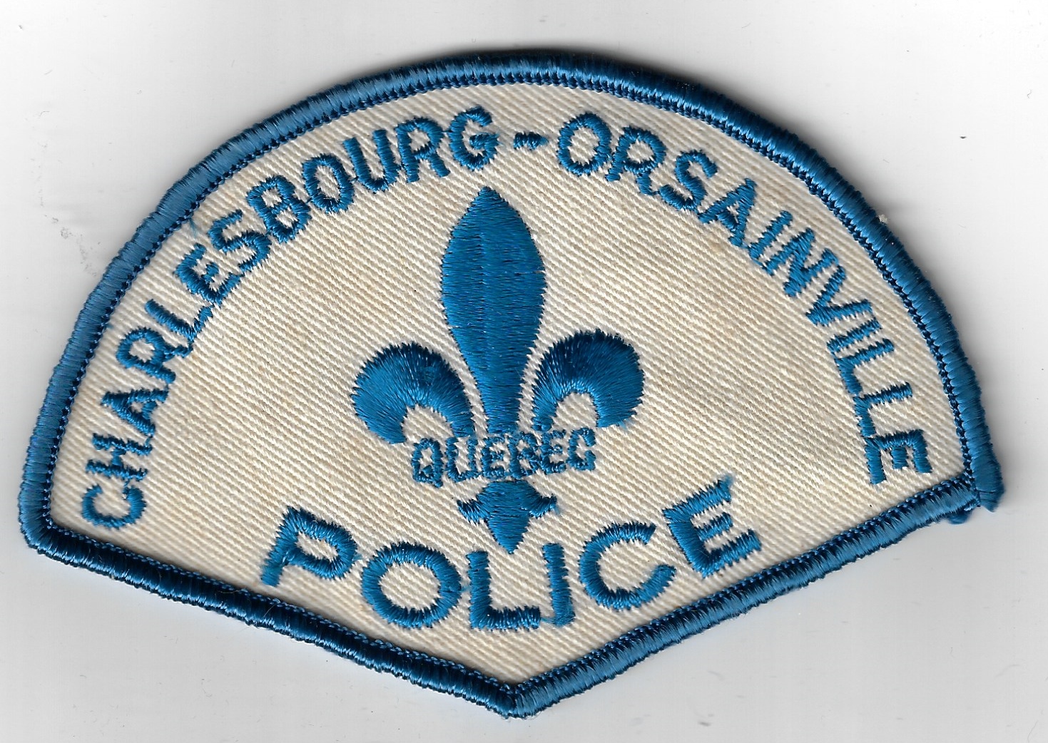 Canadian Charlesbourg Orsainville Quebec Police Cloth Patch