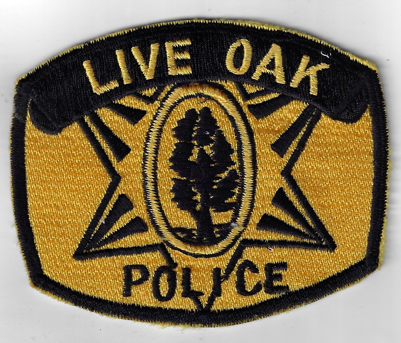 United States Live Oak Police Cloth Patch