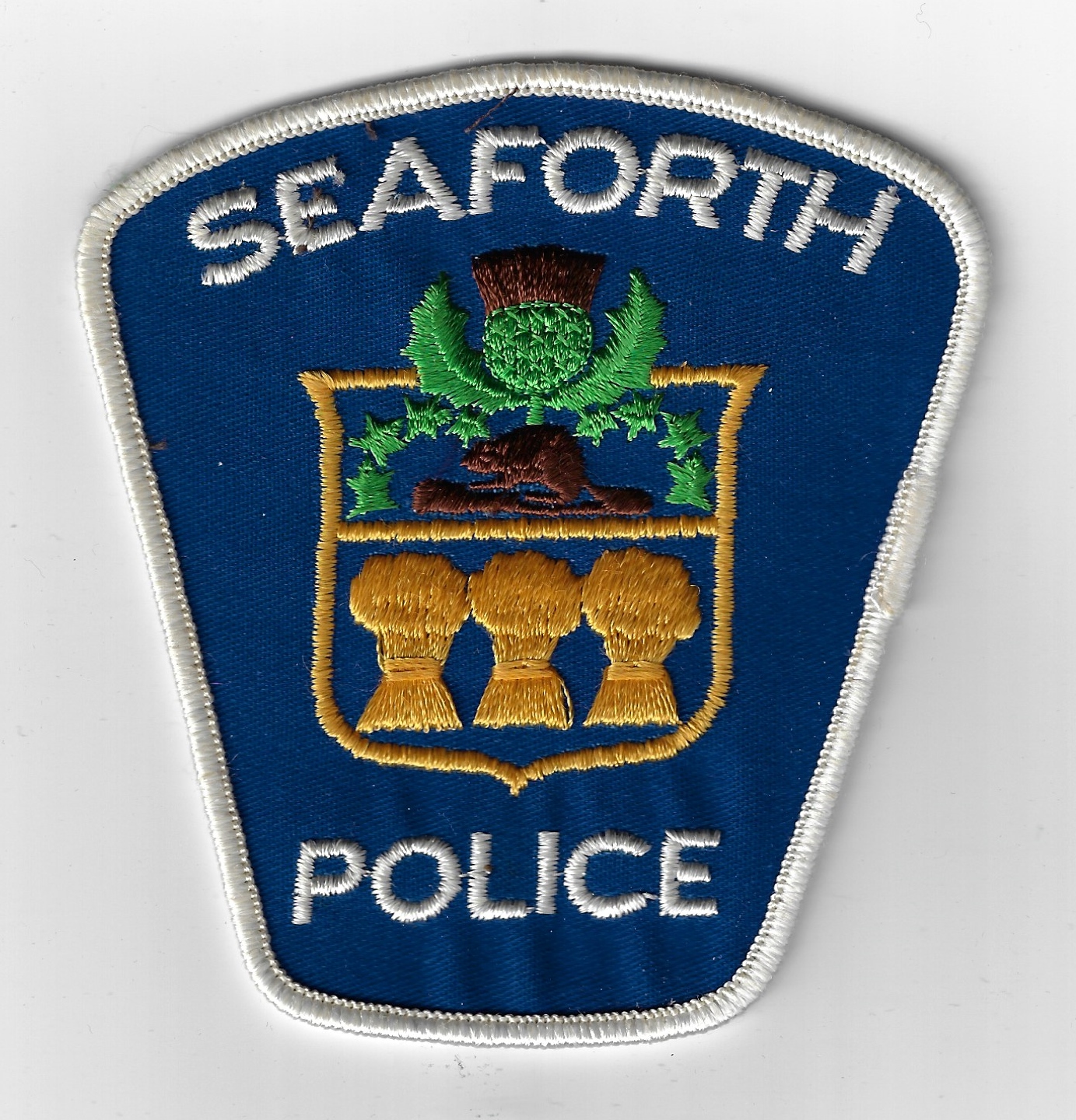 Canadian Seaforth Police Cloth Patch
