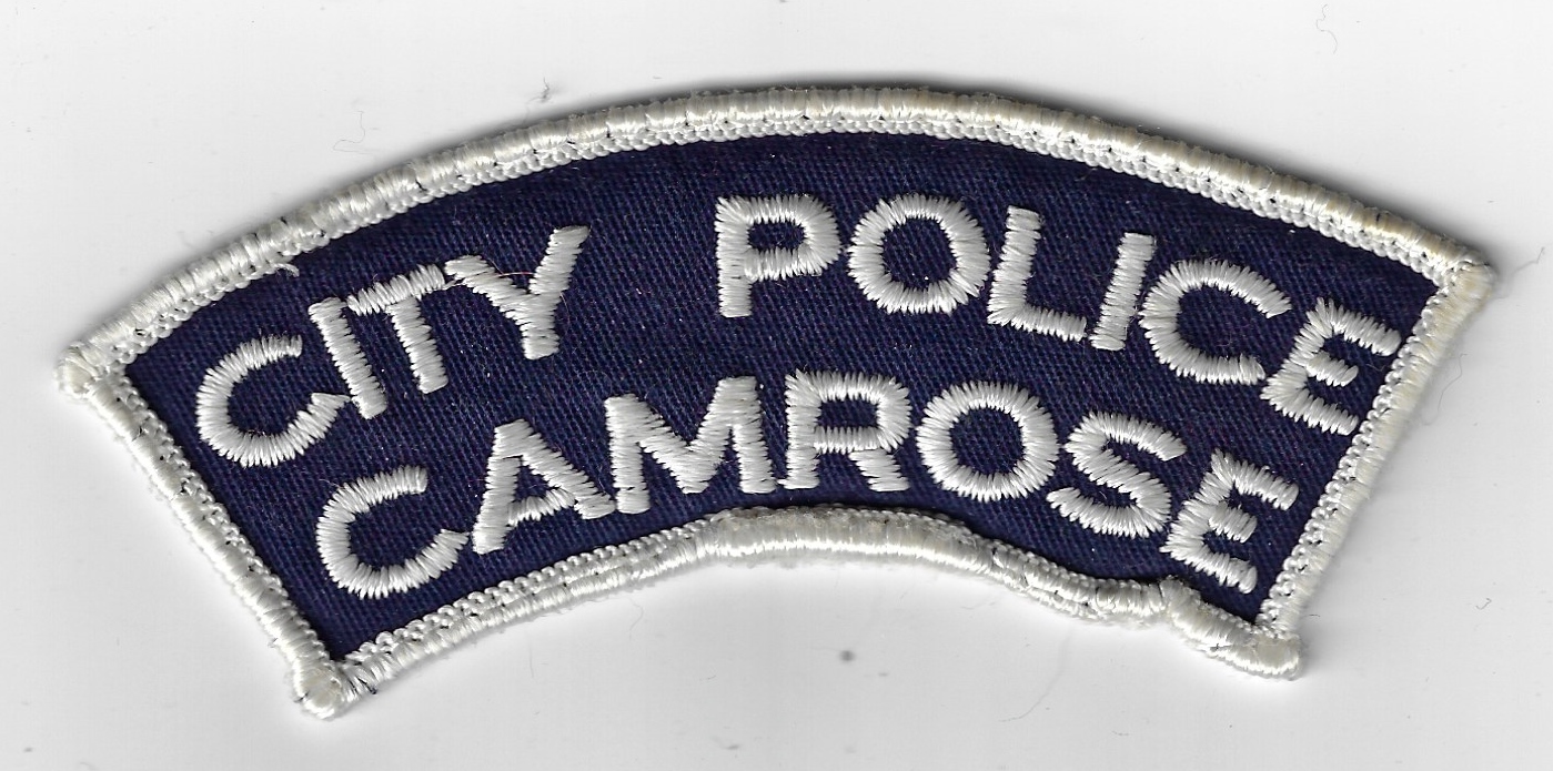 Canadian Camrose City Police Cloth Patch