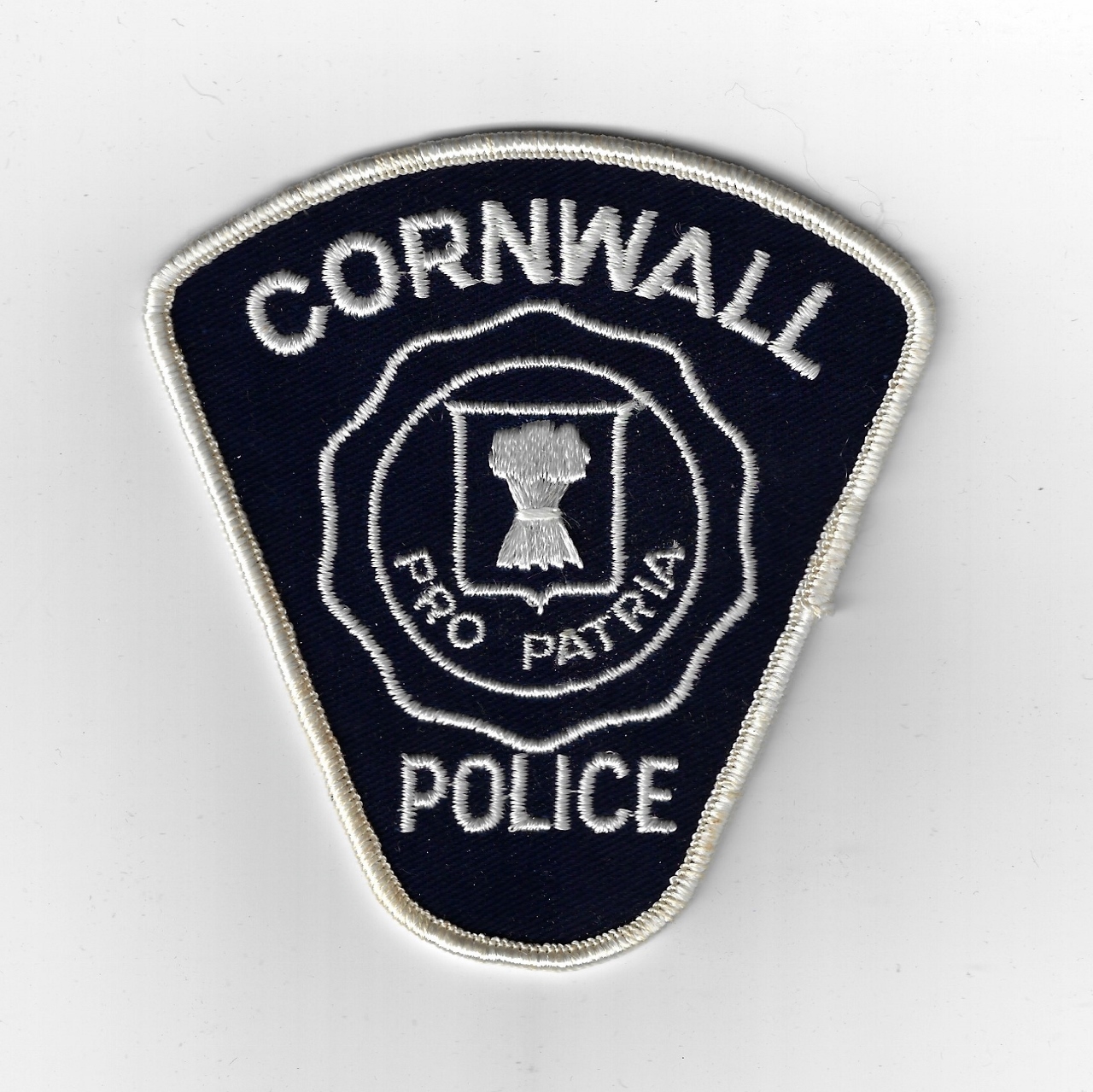 Canadian Cornwall Police Cloth Patch