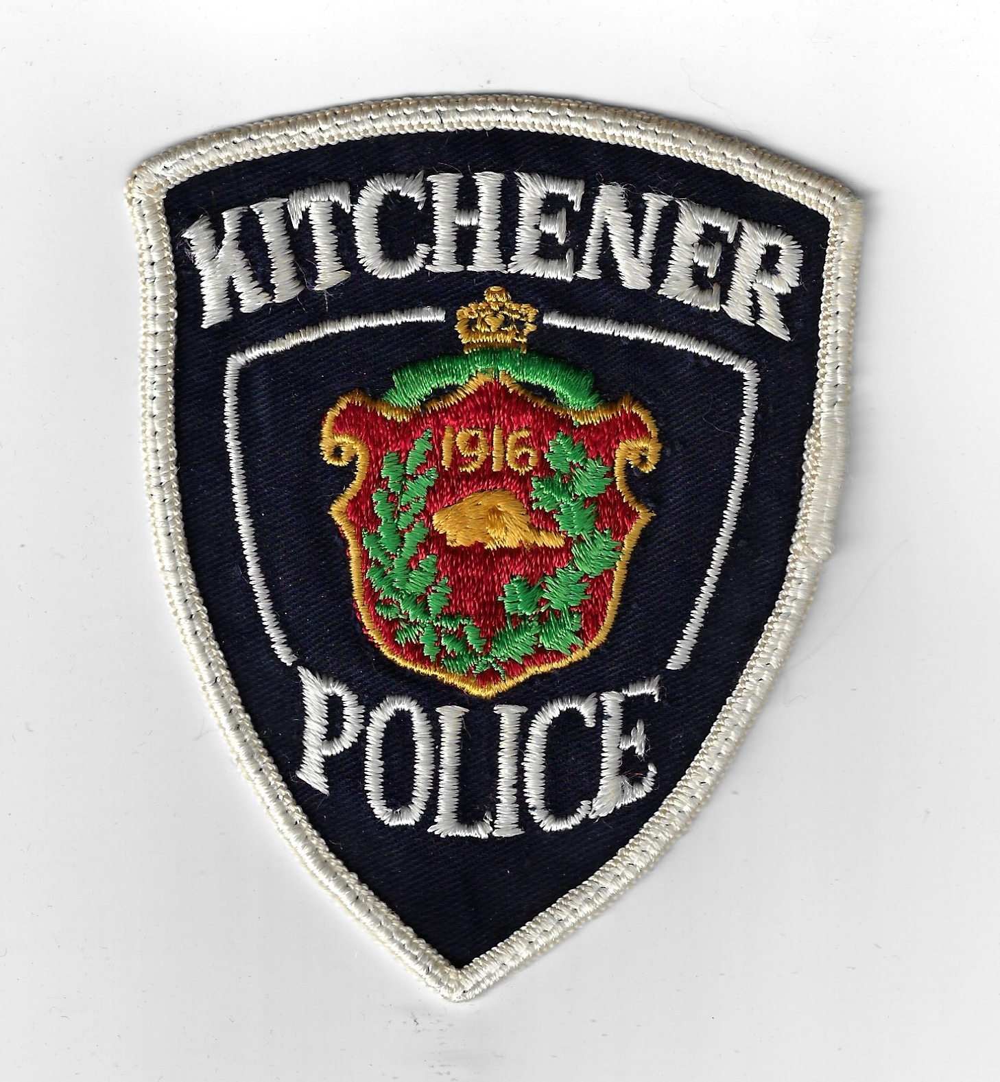 Canadian Kitchener Police Cloth Patch
