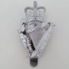 Royal Irish Regiment Chrome Staybrite Cap Badge