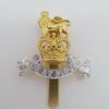 Royal Army Pay Corps Anodised (Staybrite) Beret Badge - Queen's Crown