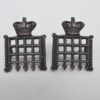 Pair of Victorian Queen's (Westminster) Rifle Volunteers Collar Badges