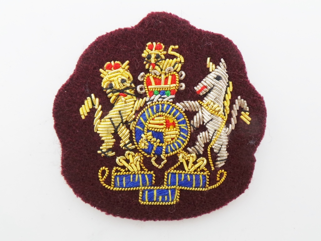 Royal Army Medical Corps (R.A.M.C.) W.O.1's Bullion Mess Dress Rank Badge