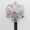 Queen's Dragoon Guards Chrome Cap Badge