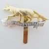 Queen's Own Yeomanry Anodised (Staybrite) Cap Badge