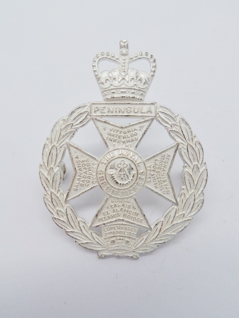 Royal Green Jackets Officers Dress Cap Badge