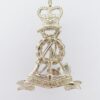 Pioneer Corps Officers Dress Cap Badge - Queen's Crown