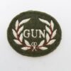 British Army Rarden Gunner Cloth Trade Badge