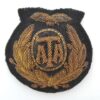 Rare WW2 Air Transport Auxiliary (A.T.A.) Bullion Cap Badge