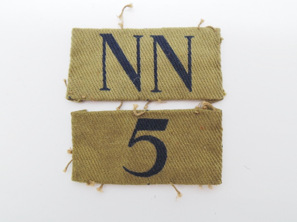 Northampton Home Guard Printed Arm Badge Insignia (NN 5)