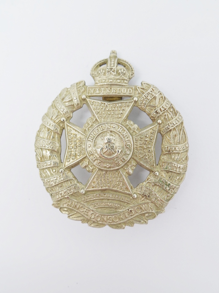 Rifle Brigade (Prince Consort's Own) Cap Badge - King's Crown