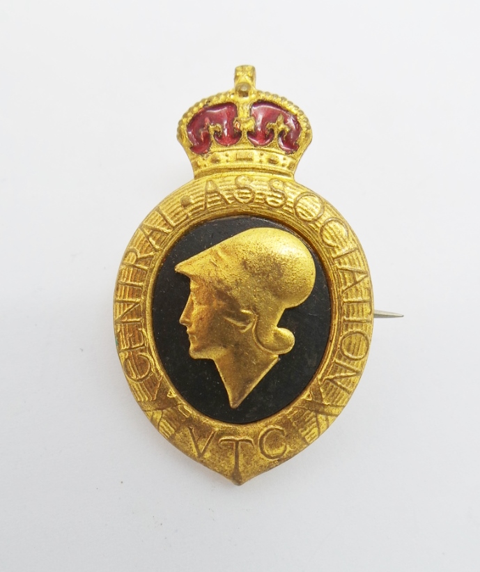 WW1 Volunteer Training Corps (V.T.C.) Central Association Lapel Badge