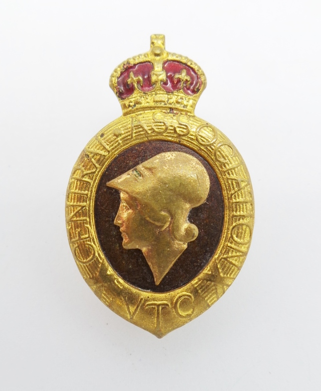 WW1 Volunteer Training Corps (V.T.C.) Central Association Lapel Badge