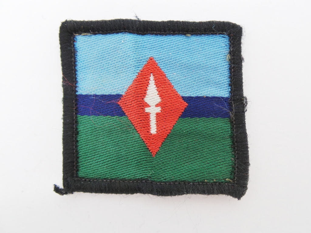 1 Corps Royal Signals Cloth Formation Sign
