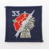 33 Signal Squadron Royal Signals Cloth Formation Sign