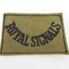 Royal Signals (ROYAL SIGNALS) Cloth Slip On Shoulder Title