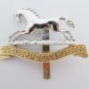 Queen's Own Hussars Anodised (Staybrite) Cap Badge