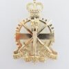 Army Apprentices School Anodised (Staybrite) Cap Badge - Queen's Crown