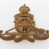 Royal Artillery Cap Badge - King's Crown