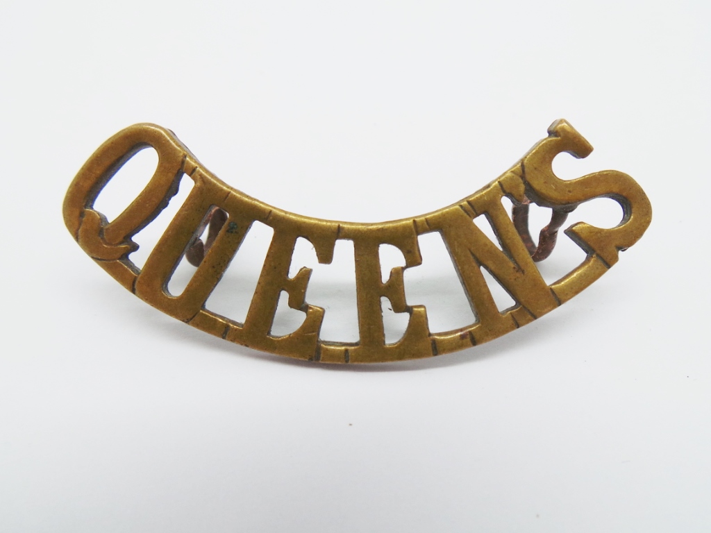 Queen's Royal West Surrey Regiment (QUEEN'S) Shoulder Title