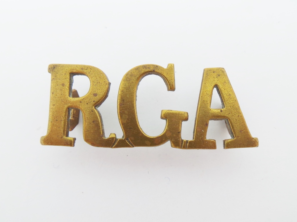 Royal Garrison Artillery (R.G.A.) Shoulder Title