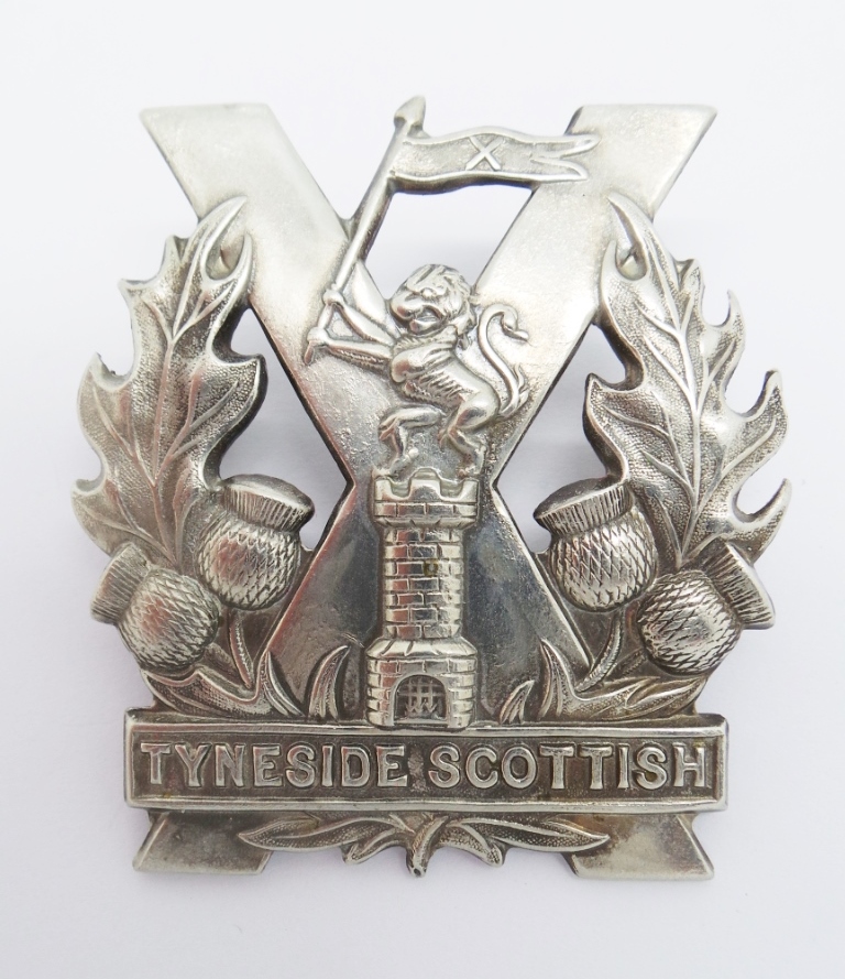 Tyneside Scottish Cap Badge