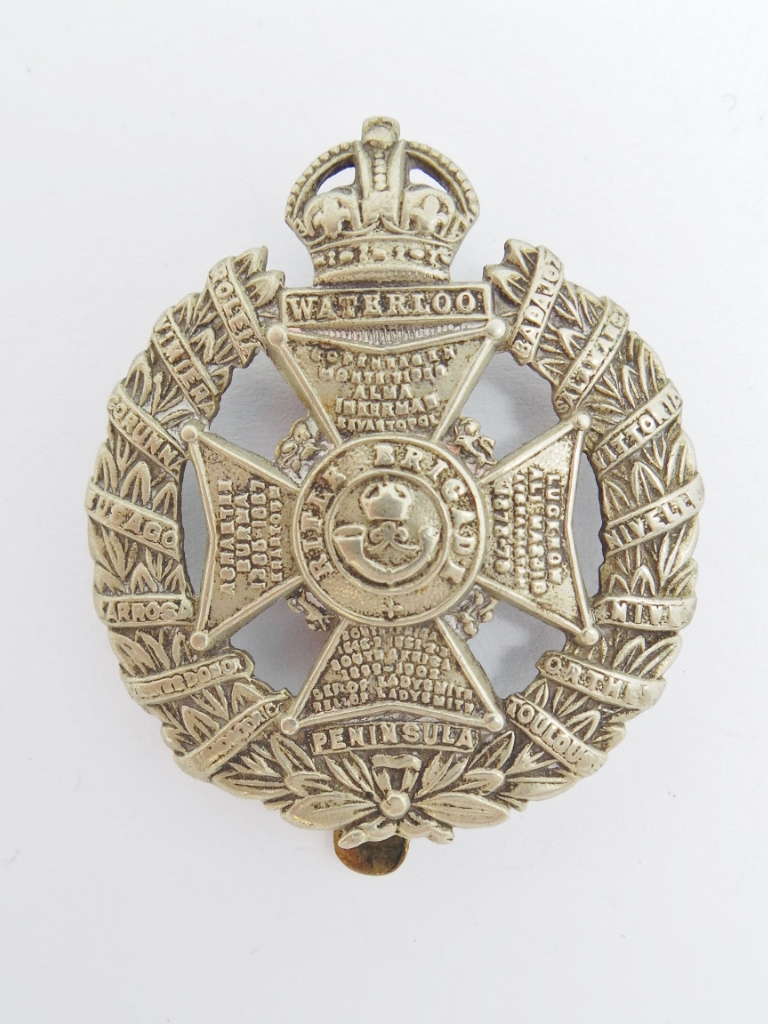 Rifle Brigade Cap Badge - King's Crown
